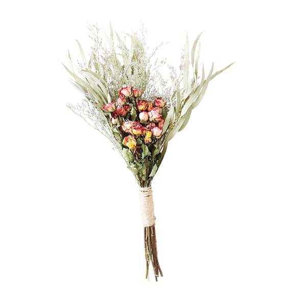 TISHITA Natural Dried Flower Dried Floral Arrangements Bouquet Dried Plants for Decoration Vase Home Table Centerpieces Wedding Party Decor - Rose