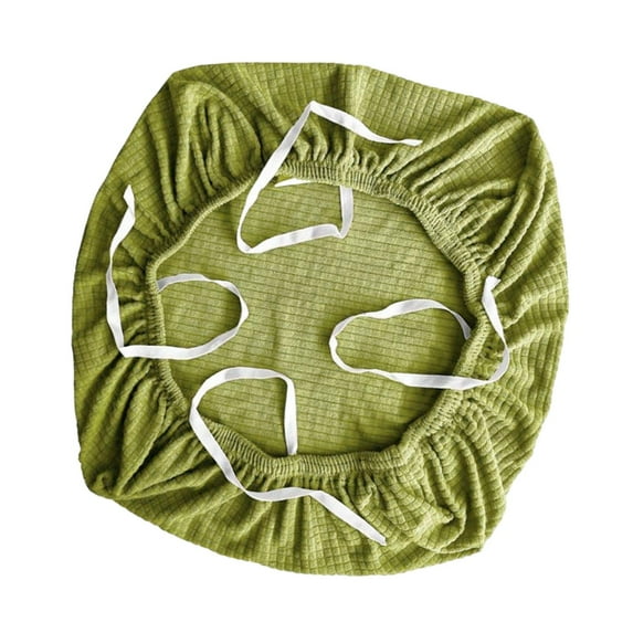 TISHITA Office Chair Cover Elastic Seat Cover Nonslip Universal, Stretch Thick Replacement Soft Armrests Slipcover Swivel Chair Cover , Light Green