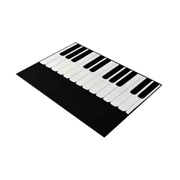 TISHITA Piano Keyboard Door Mat, Inside Entry Doormat, Comfortable Creative Funny Decor Gift Entrance Rug Carpet for Bedroom Bathroom