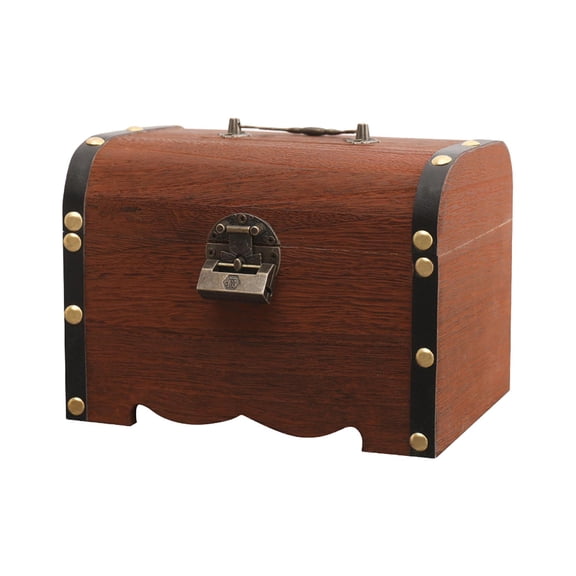 TISHITA Piggy Bank Treasure Box Decorative Coin Bank Treasure Chest Vintage Jewelry Storage Case for Souvenir Wedding Home Decoration S