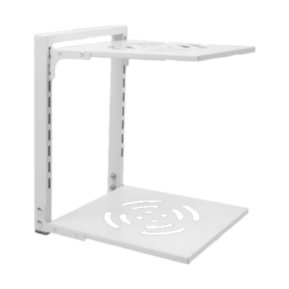 TISHITA Pot and Pan Organizer Organization Storage for Under Cabinet Home Countertop 2 Tier White