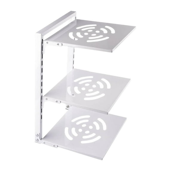 TISHITA Pot and Pan Organizer Organization Storage for Under Cabinet Home Countertop 3 Tier White