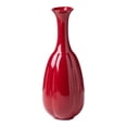 thumbnail image 1 of TISHITA Red Ceramic Vase High Decorative Vase Flower -vase -knosperet Vase for An Input Party Shelf , 9cmx25.5cm, 1 of 8
