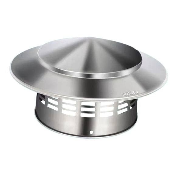 TISHITA Roof Vent Cap Chimney Rains Cap Pipe Cap Easy Install Snow Dust Protection House Rainproof Flue Cap Breathable Cap for Outdoor M