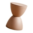 thumbnail image 1 of TISHITA Round Foot Stool Change Shoe Stool Decor Multipurpose Seat Small Footstool Ottoman for Apartment Home Nursery Bedside Doorway Brown, 1 of 8