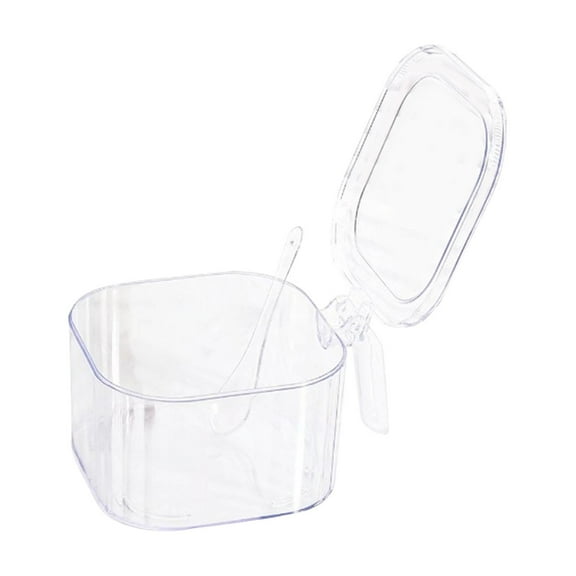 TISHITA Seasoning Container Spice Container Condiment Bottle Dustproof Kitchen Canister Can Coffee Bean Jar for Parties Cooking Clear