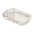 thumbnail image 1 of TISHITA Serving Tray Vanity Tray Serving Plate Nordic Desk Organizer Jewelry Storage Tray Cafe Cafeteria Tray for Farmhouse White L, 1 of 8