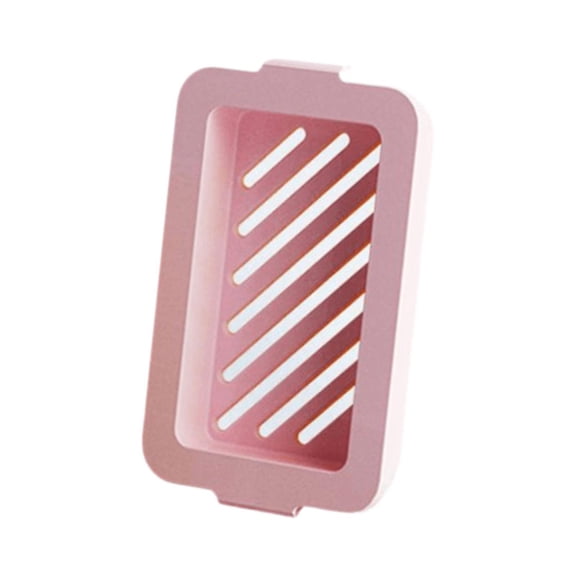 TISHITA Soap Bubble Case Lathering Soap Box Practical Gadgets Sponge Holder Sponge Holder Decorative Mesh Soap Holder Box Foaming Box Pink