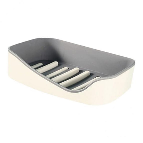 TISHITA Soap Holders Combo with Innovative Water Drainage System, Layer Soap Organizer for Shower , Grey, 2 2 Pcs