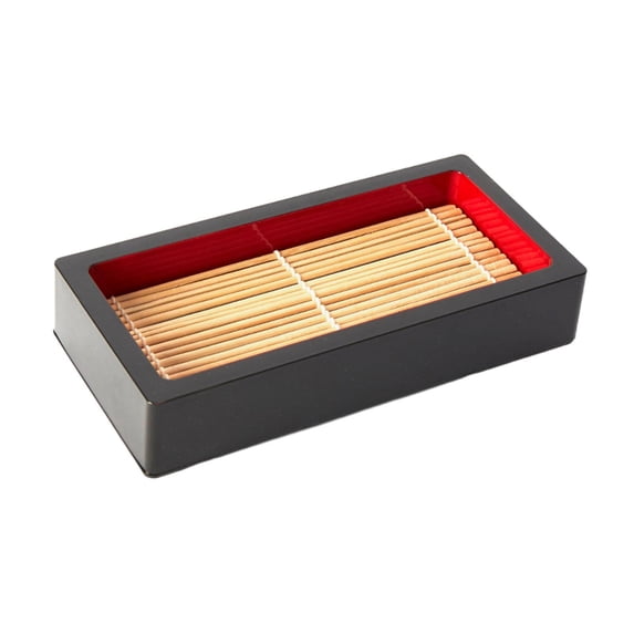 TISHITA Soba Noodle Tray Sushi Serving Tray Appetizer Plate with Drain Mat Udon Noodles Dish Cold Noodle Dish for Home 23x11.5x4.8cm
