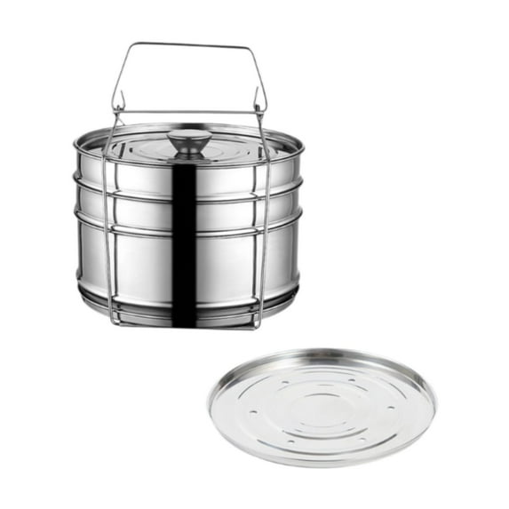 TISHITA Stackable Lunch Box Stainless Steel Bento Lunch Container for Picnic Outdoor with Steamed tool