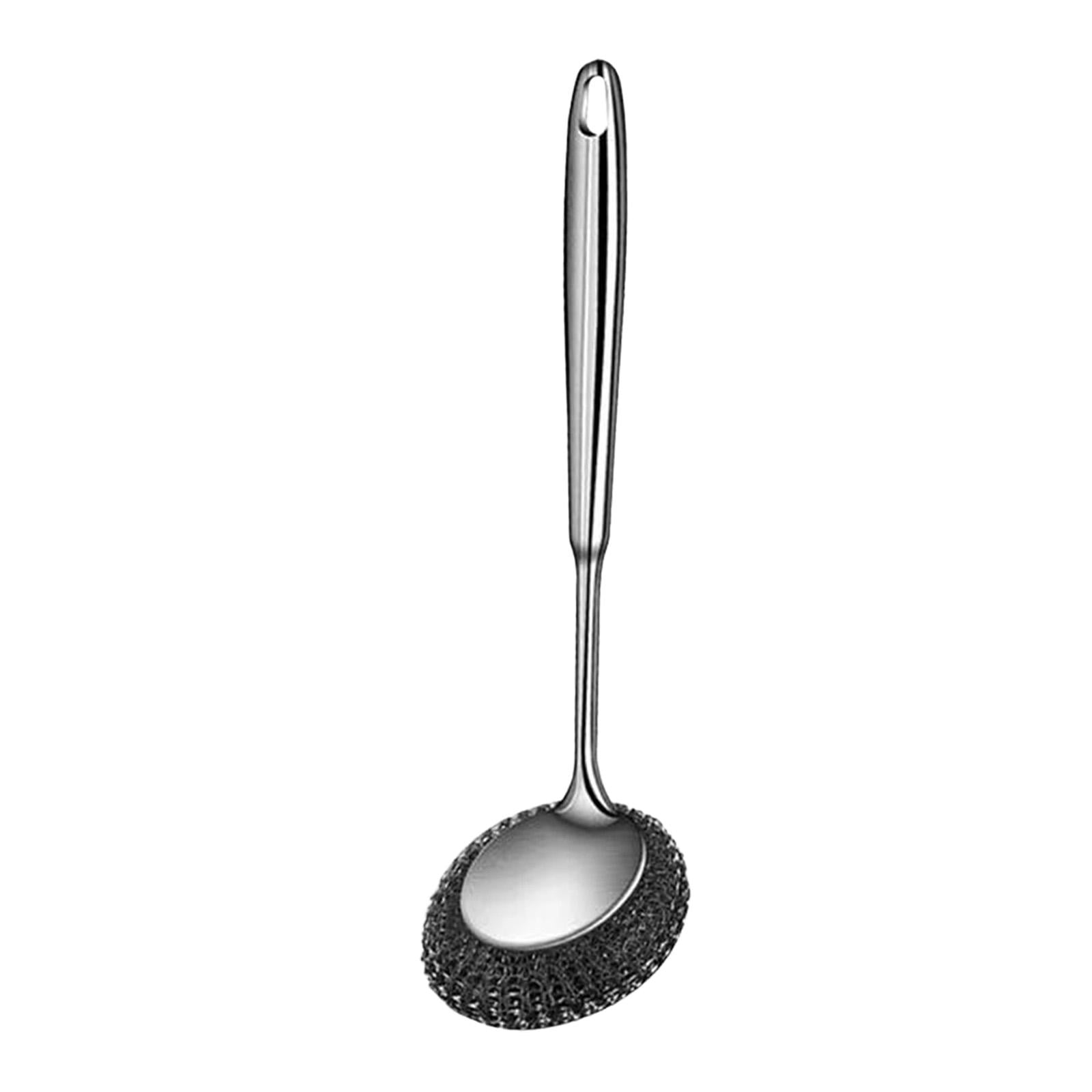 TISHITA Stainless Steel Scourer Kitchen Cleaning Brush Pot Brush