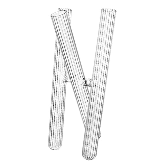 TISHITA Test Tube Vases for Flowers Glass Vase Transparent Creative Plant Tube Planter Vase for Party Dorm Tabletop Cafe Apartment A