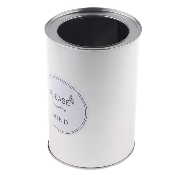 TISHITA Tin Zinc Can Planter Flower Pot Holder Organizer Storage Small Planter Pots , L L