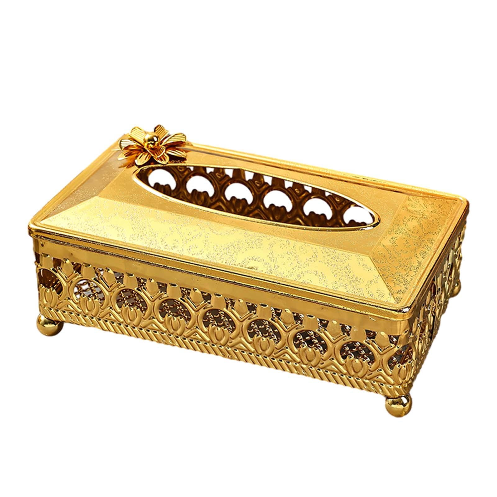 TISHITA Tissue Box Cover Bathroom Tissue Holder Elegant Rectangular