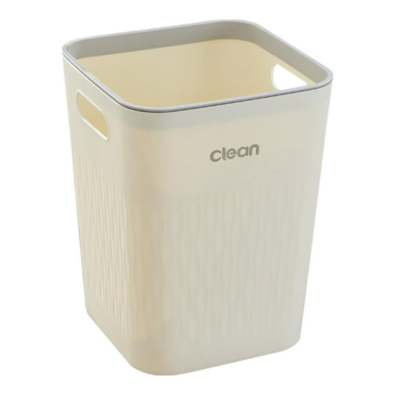 TISHITA Trash Can Open Top Waste Bin Nordic Rectangular Trash Bin Wastebasket Garbage Bin for Living Room Kitchen Bedroom Home Office