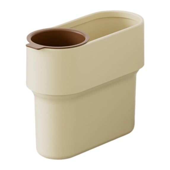 TISHITA Trash Can with Detachable Garbage Can Bucket Waste Basket Easy Waste Sorting Wastebasket for Table Entryway Bathroom Yellow