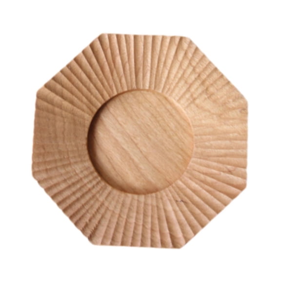 TISHITA Wood Coaster Serving Platter Decorative Tea Ceremony Accessory Cute Wooden Tray Tea Tray for Dining Room Home Kitchen Counter Light Wood