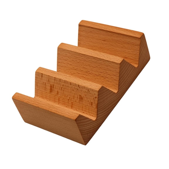 TISHITA Wood Sushi Holder Display Stand 3 Grid V Shaped Rack Sushi Hand Roll Holder Serving Tray for Food Centerpiece Home Restaurant 7cm Width