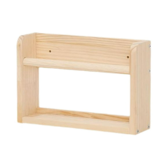 TISHITA Wooden Bookshelf Trendy Books Stand for Bedroom Hotel Children Room wood 25x12x20cm