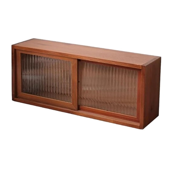 TISHITA Wooden Storage Cabinet in Decorative Wooden Waterproof to Dust Dust Display of Counter for Counter for The Kitchen Caf De Room