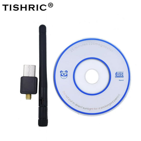 TISHRIC 150Mbps MINI Wireless USB WiFi Adapter 802.11n/g/b Antenna Wi-Fi Dongle Network LAN Card For Windows XP/7 Vista Linux