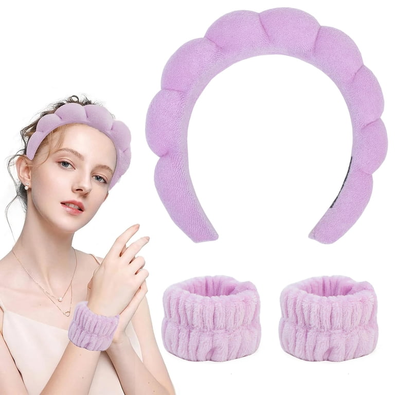 TISMOD Spa Headband and Wristband Set for Skincare Washing  display picture 3