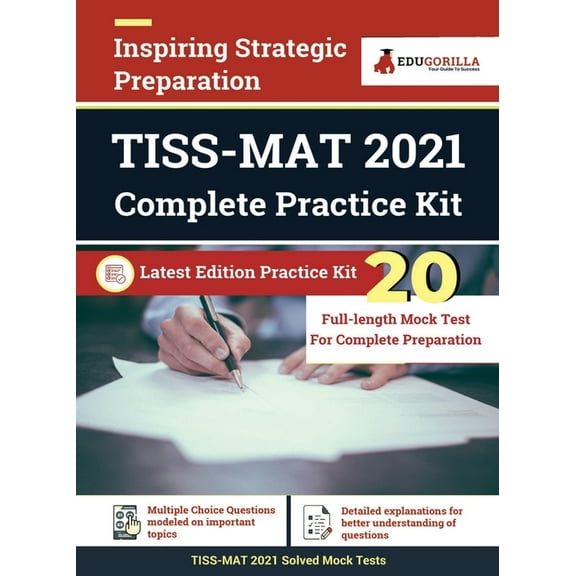 TISS-MAT Exam Preparation Book 2023: Management Aptitude Test - 20 Full Length Mock Tests (Solved Objective Questions) w, (Paperback)
