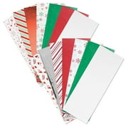 Current Gift Wrap Tissue, Holiday Red & Green Prints and Solids, 100 Sheets, 20" x 20"