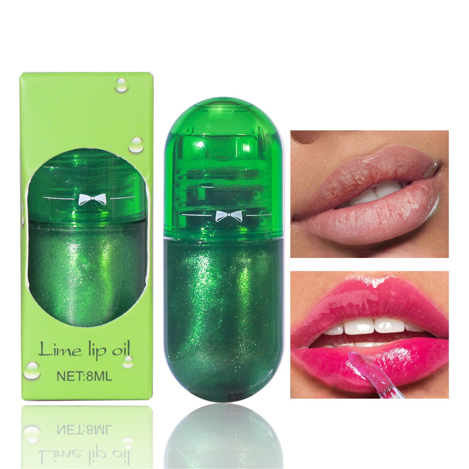 TISUDYE Clear And Translucent Lip Gloss Berry Color And Tender White