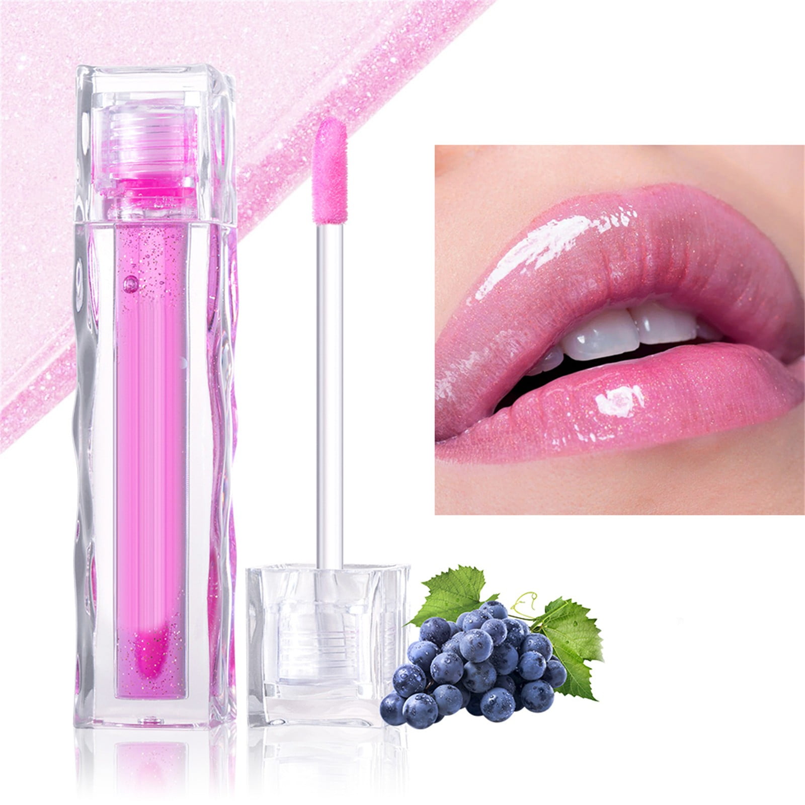 TISUDYE Clearance Fruit Lip Oil Plumping Lip Tint Moisturizing Lip
