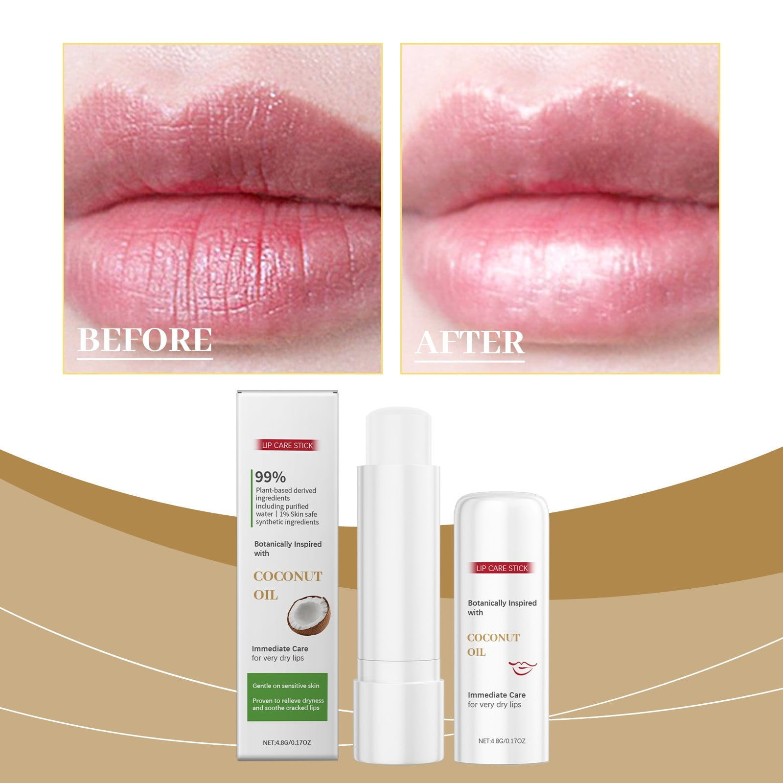 TISUDYE Clearance Lip Repair Stick With Coconut Oil And Natural Shea