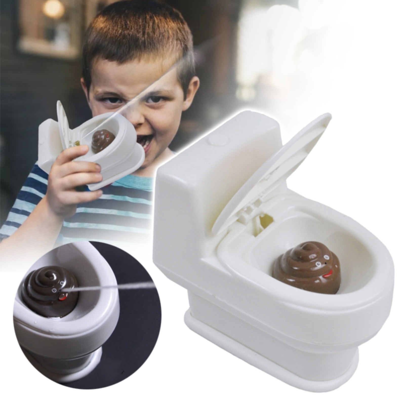 TISUDYE Lift Seat To Spray Water Funny Water Squirting Prank Toy