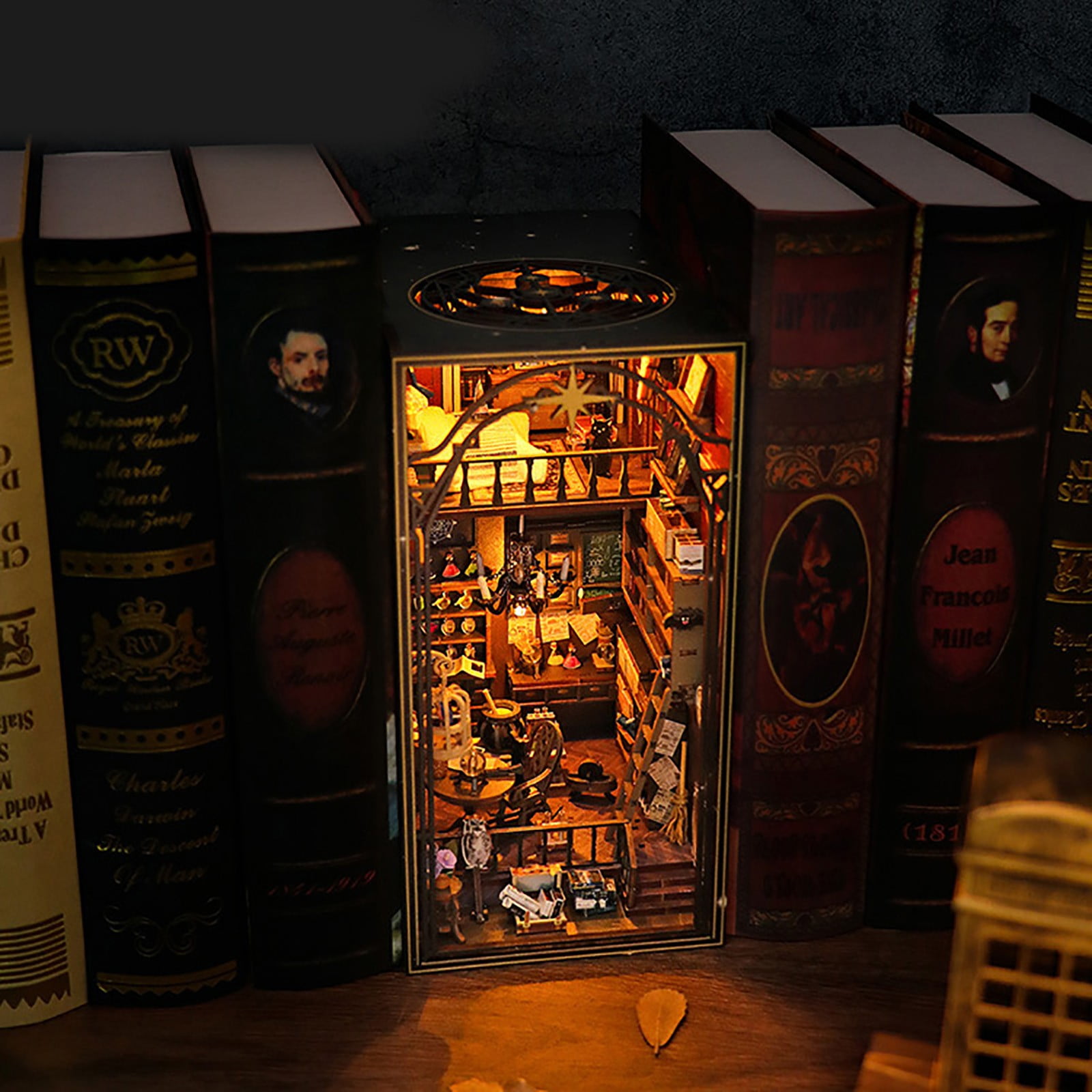 TISUDYE Puzzles Clearance BookNook Kit For Adult DIY Miniature