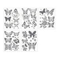 TISUDYE Stencils DIY Decoration 2024 New Giant Reusable Floral Stencil
