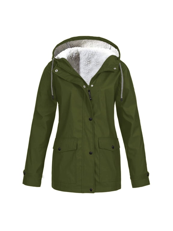 Outdoor Women's Lightweight Hooded Softshell Jacket Green L