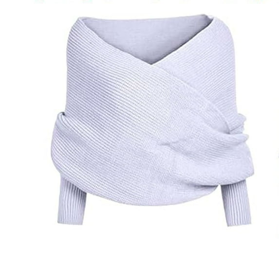 TITAKING Scarf With Sleeves for Women Knitted Sweater Poncho Shawl
