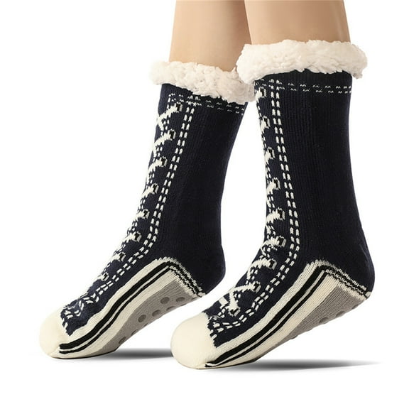 TITAKING Ultra-thick Slipper Home Socks, Non-Slip Sole