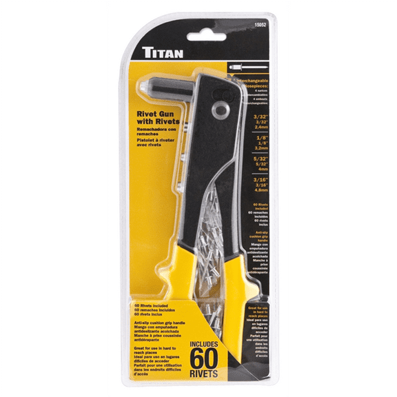 TITAN 10" RIVET GUN WITH RIVETS