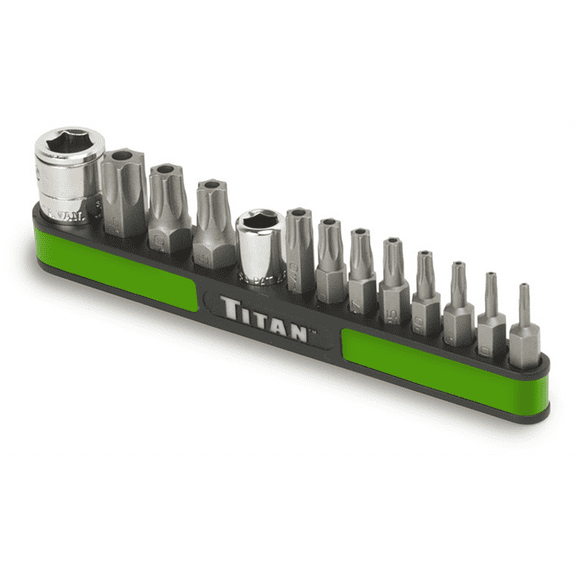 TITAN 13-PC TAMPER RESISTANT TORX BIT SET