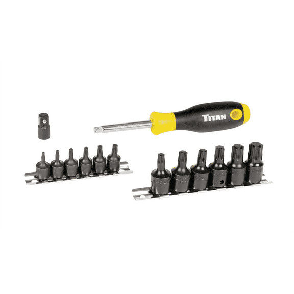 TITAN 14-PC TORX BIT SOCKET SET