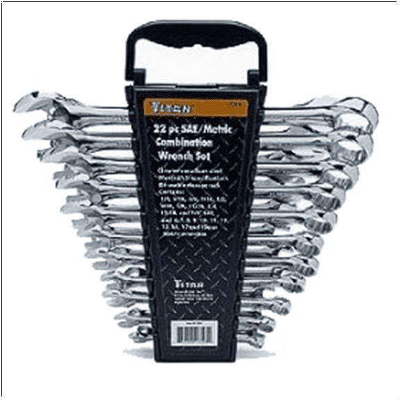 TITAN 22PC STD/MET COMB WR SET