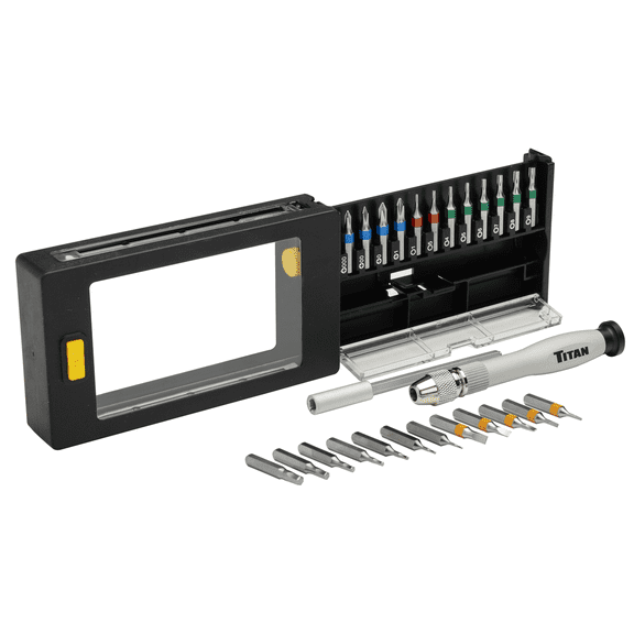 TITAN 26-PC PRECISION BIT AND DRIVER SET