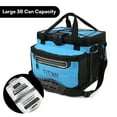 thumbnail image 1 of Titan by Arctic Zone 38-Can 25-Quart Iceless Zipperless Soft Cooler with Ice Blanket, Bright Blue, 1 of 17