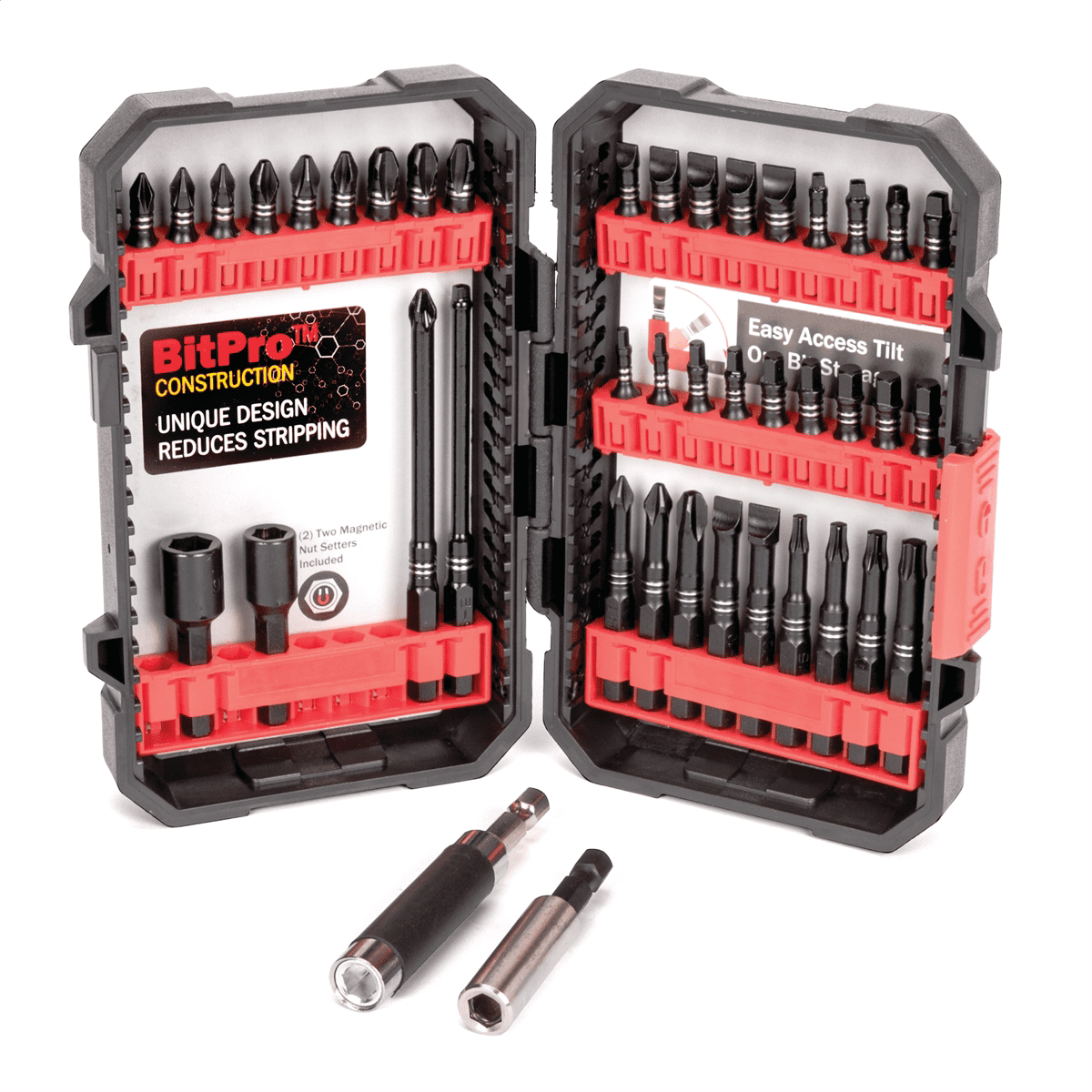 TITAN 42-PC IMPACT DRIVER BIT SET