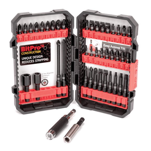 TITAN 42-PC IMPACT DRIVER BIT SET