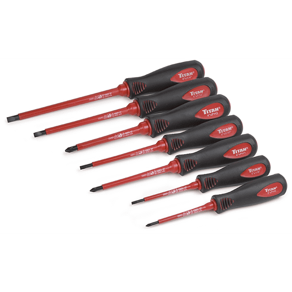 TITAN 7-PC INSULATED ELECTRICAL SCREWDRIV