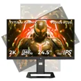 thumbnail image 1 of TITAN ARMY 24.5 Inch 240Hz 1440P Gaming Monitor, 2K QHD Computer Gaming Monitor with HDR 500, 1ms Fast IPS, Adaptive Sync, 123% sRGB, Low Blue Light, VESA 100x100, HDMI 2.0/DP 1.4-P2510S PLUS, 1 of 10