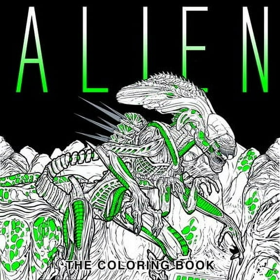 TITAN BOOKS: Alien: the Coloring Book, 80 pages (Paperback)
