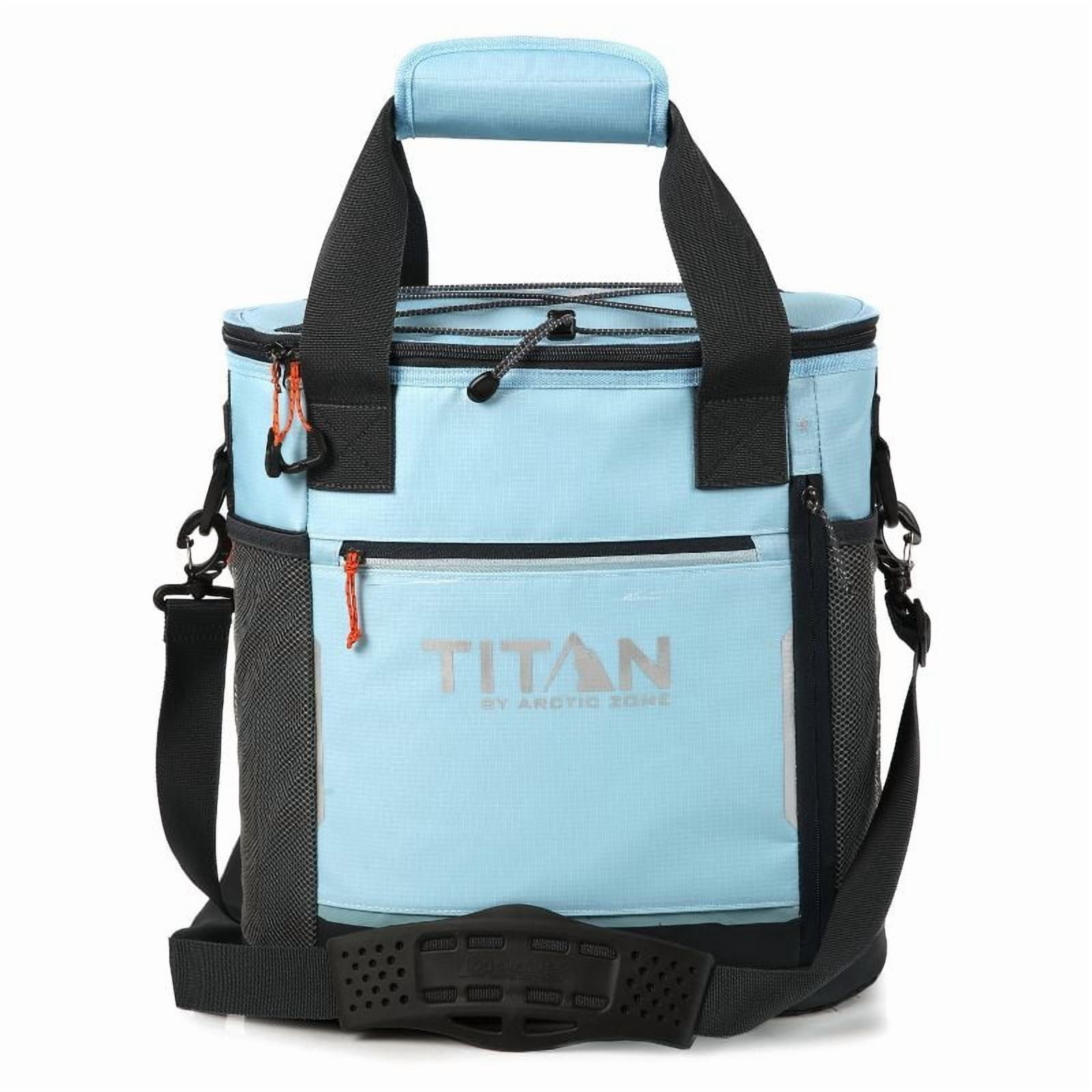 TITAN BY ARCTIC ZONE 13QT BUCKET COOLER WITH ICE WALLS - ARCTIC